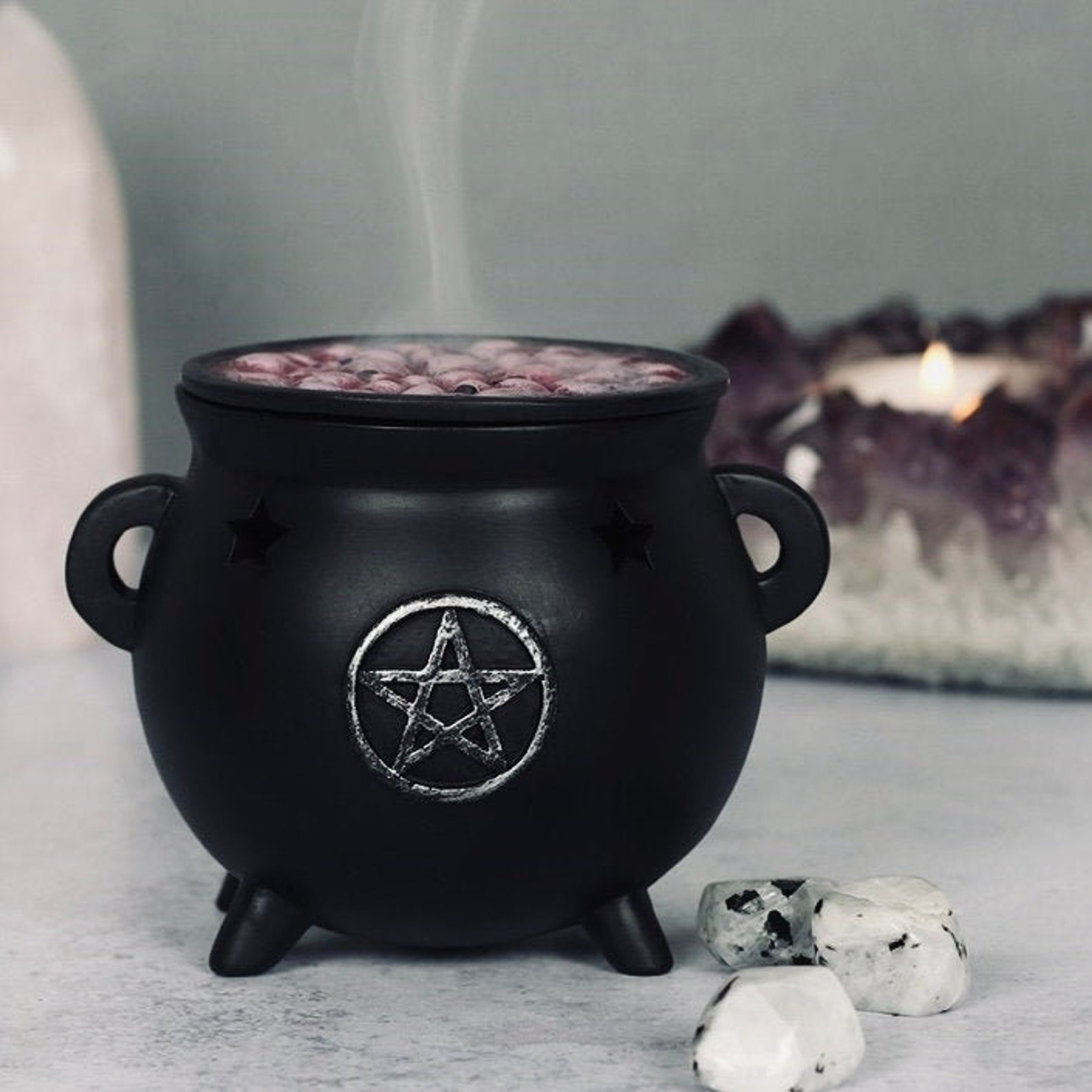 Cauldron Incense cone burner Etsy