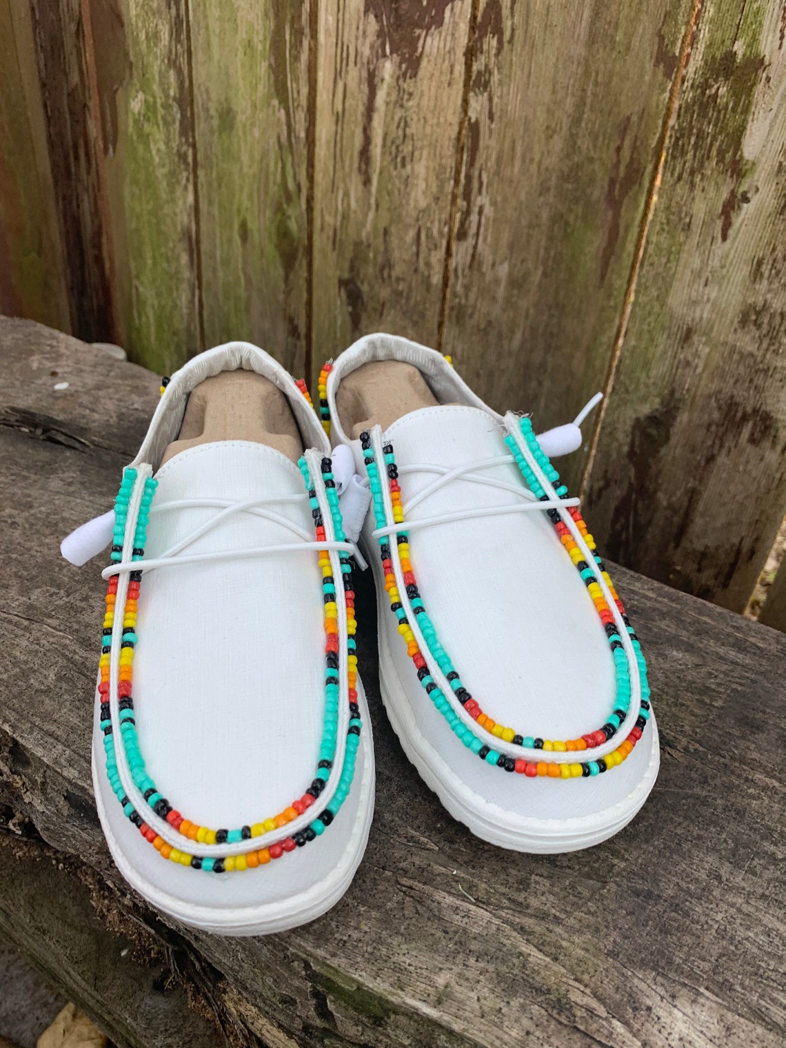 Beaded Hey Dudes Etsy