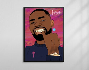 Santan Dave Poster (Ungerahmt) Hochwertiger Druck für Ihr Büro, Schlafzimmer verfügbar in den Größen A5, A4
