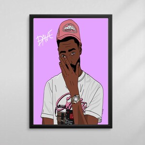 DAVE PRINT (Unframed)  High quality print/poster for your office, bedroom available in sizes A5, A4