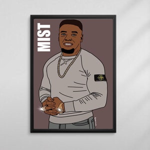 MIST print (Unframed)  High quality print/poster for your office, bedroom available in sizes A5, A4