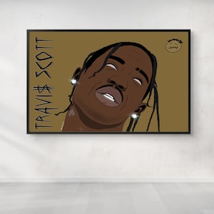 Travis Scott Poster/Print (Unframed)  High quality print/poster for your office, bedroom available in sizes A5, A4