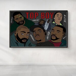 TOP BOY Poster/Print (Ungerahmt) Hochwertiger Druck/Poster für Ihr Büro, Schlafzimmer erhältlich in den Größen A5, A4