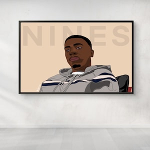 NINES Poster/Druck (Ungerahmt) Hochwertiger Druck/Poster für Ihr Büro, Schlafzimmer erhältlich in den Größen A5, A4