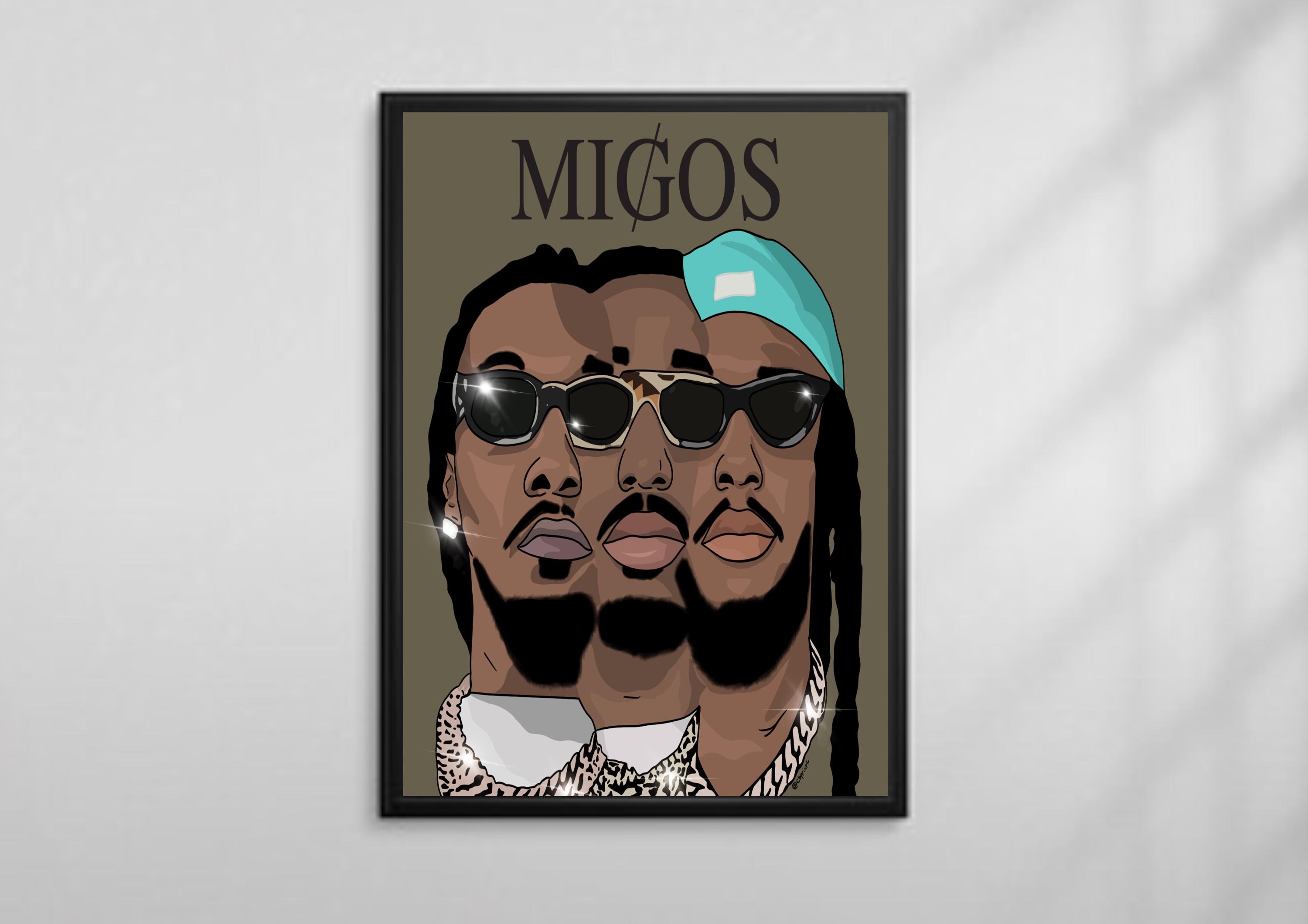 Migos Quavo Offset Takeoff - Etsy Canada