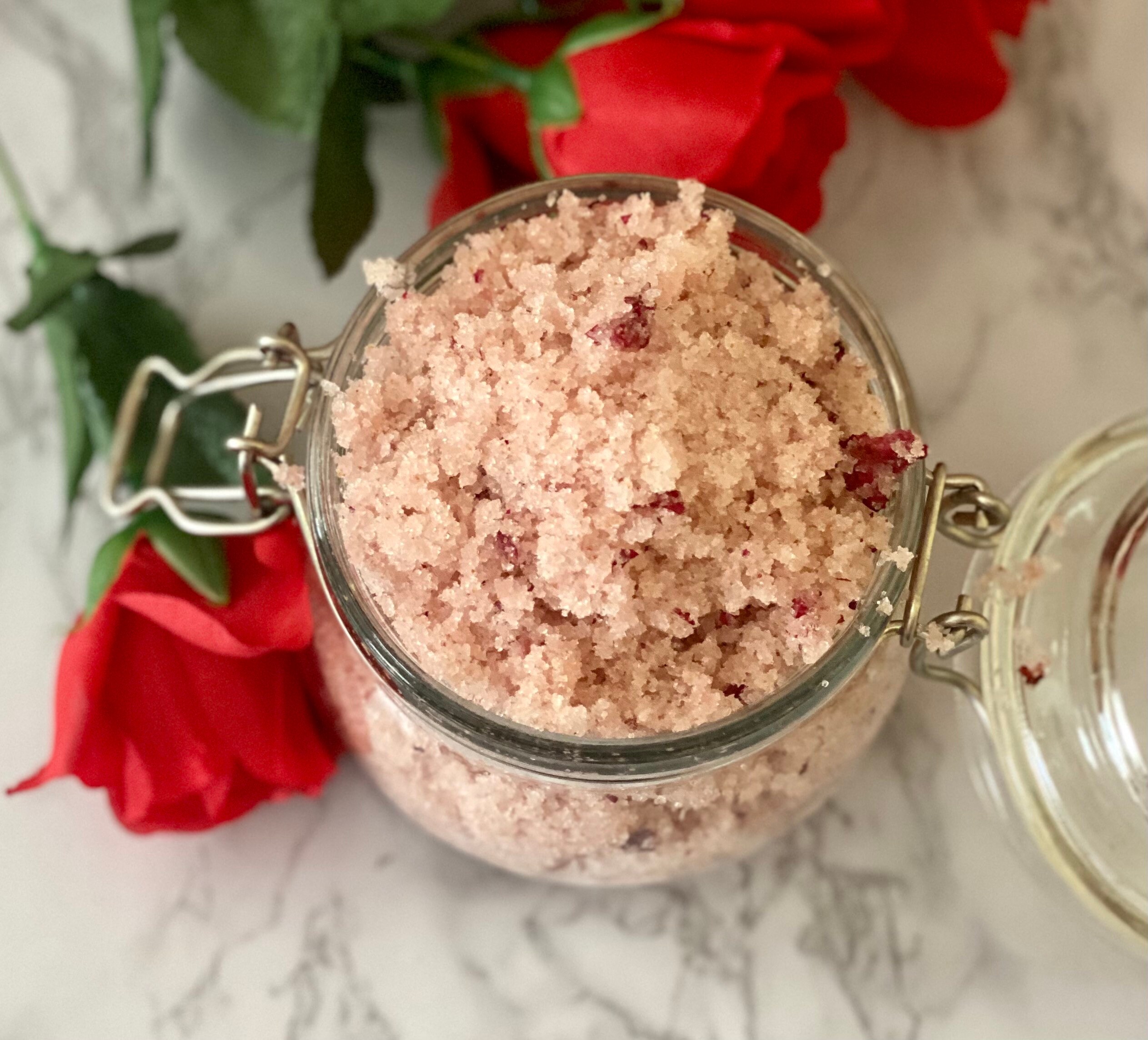 Sensual Vybez Rose Body Scrub Rose Scented Face Feet Etsy