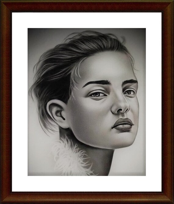 Custom Personal Dry Brush Portrait Painting | Etsy