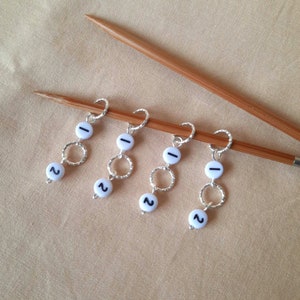 Stitch marker set for raglan 1-2, knitting row counters, increasing/removing stitches