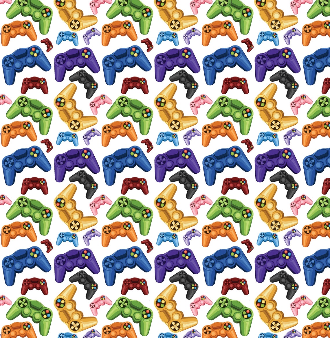 Gamer Gift Wrap Papel de envolver juegos Etsy