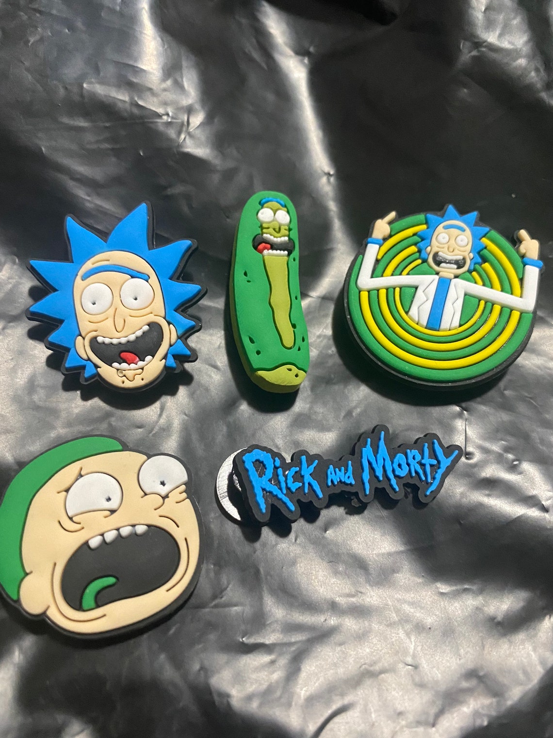 Full set Rick and morty croc Charms Etsy