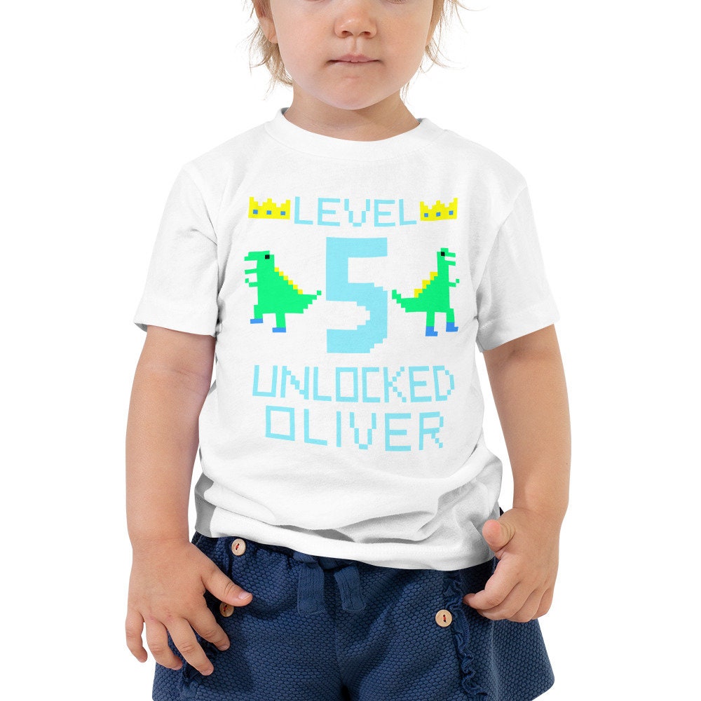 Personalisiertes Geburtstags-T-Shirt 5. Geburtstag Stufe 5  Etsy
