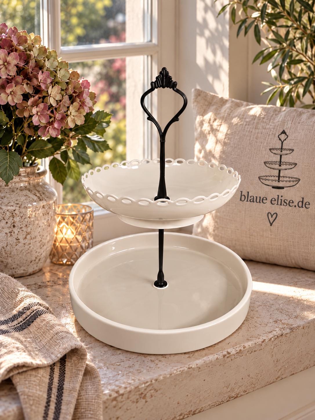 Porzellan etagere