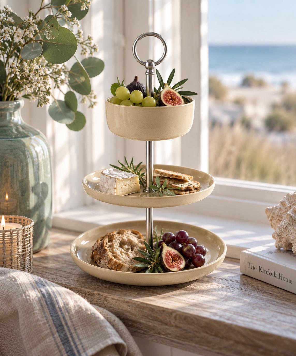 Weisse etagere