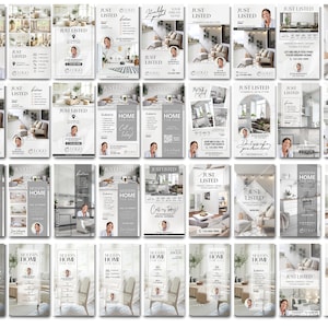 Real Estate Social Media Templates, Real Estate Instagram Stories, Just Listed Stories, Listing IG Stories, Realtor Social Media Marketing image 2