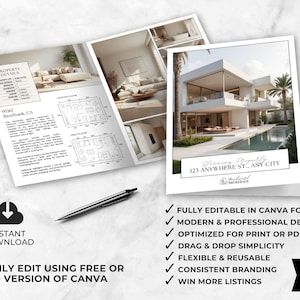Brochura de Imóvel, Modelo de Brochura de Imóveis de Luxo, Flyer Imobiliário, Livreto Imobiliário, Marketing Imobiliário, Brochura de Anúncio imagem 14