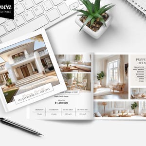 Brochura de Imóvel, Modelo de Brochura de Imóveis de Luxo, Flyer Imobiliário, Livreto Imobiliário, Marketing Imobiliário, Brochura de Anúncio imagem 10