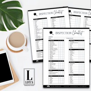 Home Inspection Checklist, Inspection Prep, Real Estate Seller Checklist, Home Seller Checklist, Real Estate Templates, Property Inspection