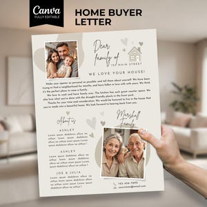 Carta de comprador a vendedor, Carta de comprador en Canva, Carta de comprador, Carta de oferta al vendedor, Carta de oferta del comprador, Plantilla de carta de oferta, Canva editable