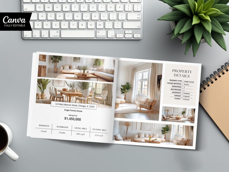Brochura de Imóvel, Modelo de Brochura de Imóveis de Luxo, Flyer Imobiliário, Livreto Imobiliário, Marketing Imobiliário, Brochura de Anúncio imagem 16