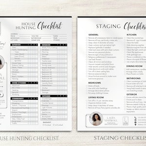 Real Estate Checklist Bundle, Home Seller & Buyer Templates Bundle ...