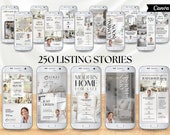 Real Estate Social Media Templates, Real Estate Instagram Stories, Just Listed Stories, Listing IG Stories, Realtor Social Media Marketing
