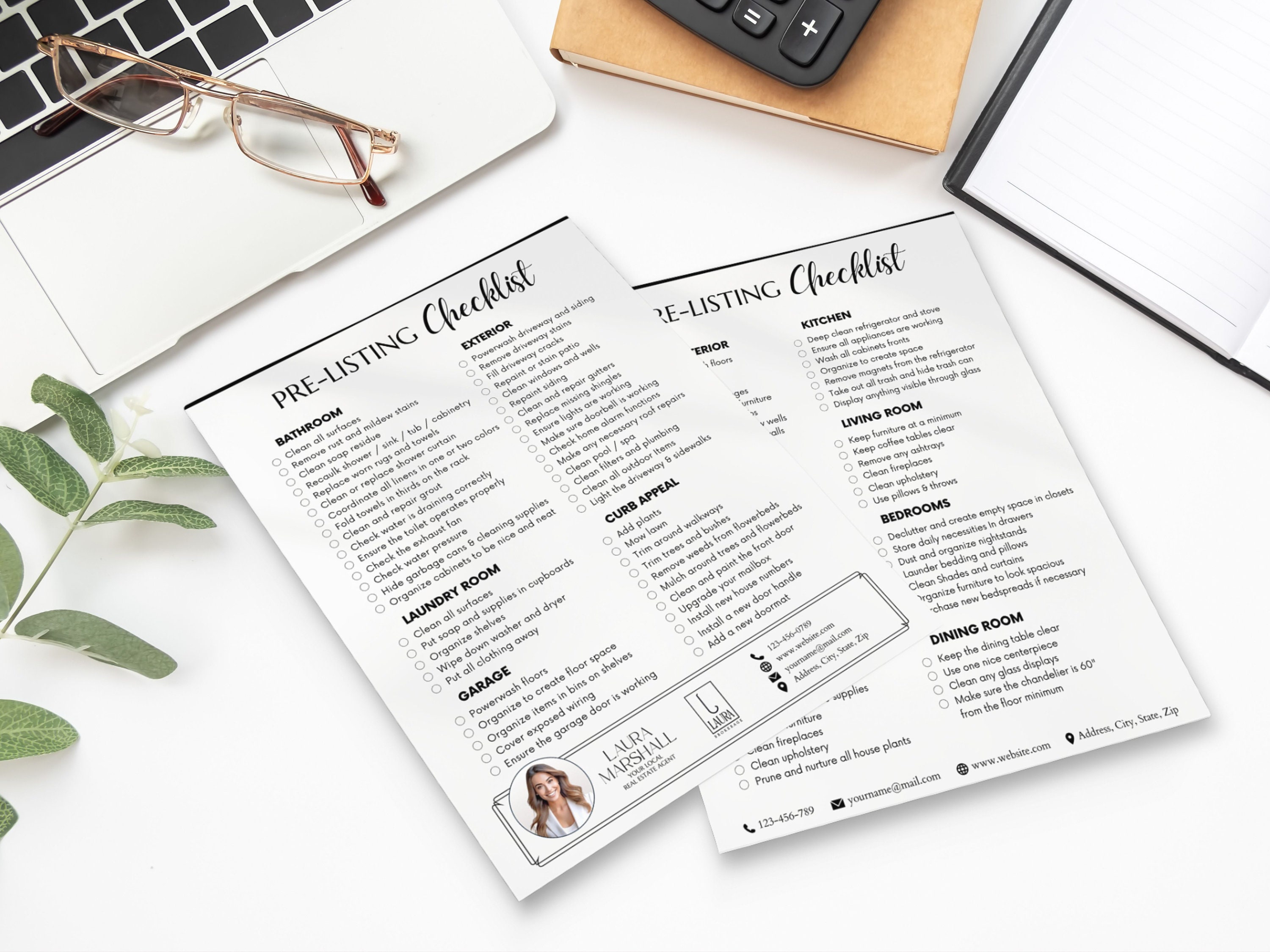 Pre-listing Checklist, Home Seller Checklist, Real Estate Prelisting ...