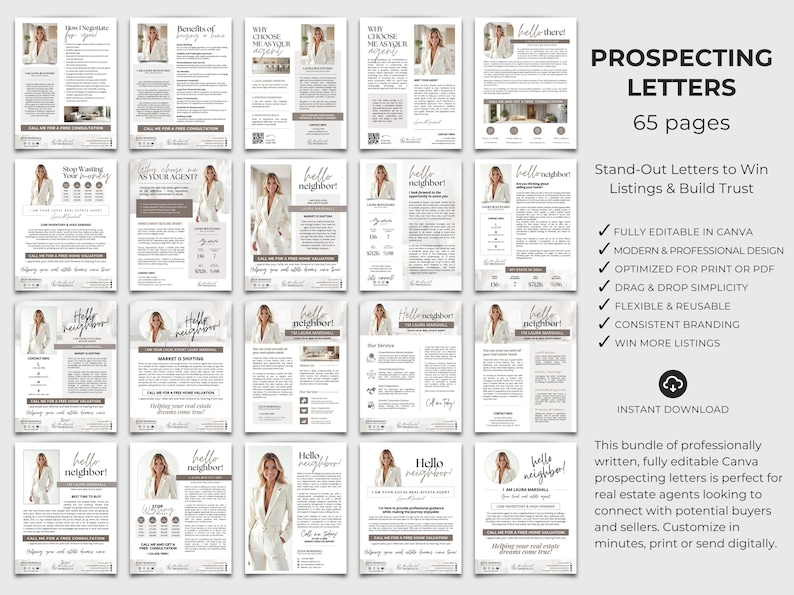 Prospecting Letters For Rentals Real Estate Letters, Realtor Prospecting Letter Template, Farming ...