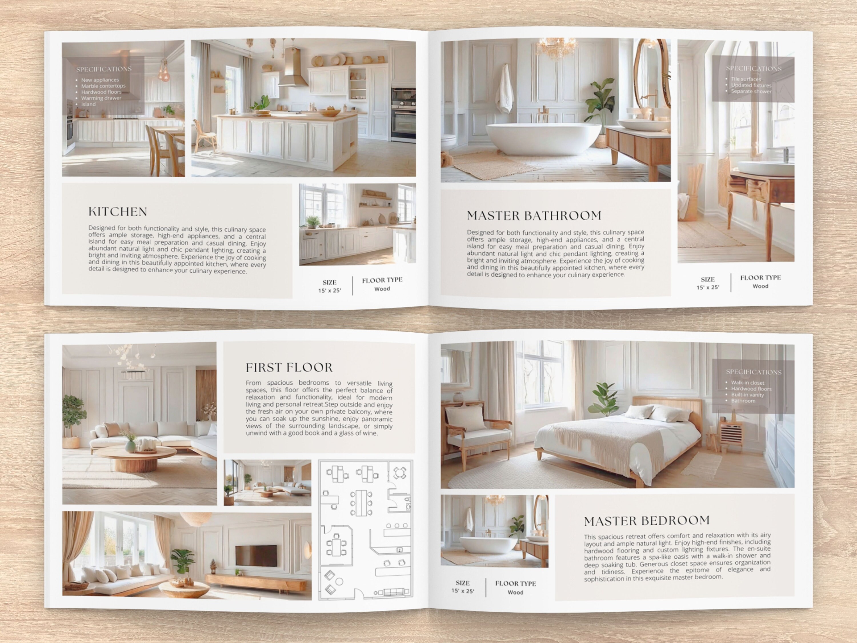 Property Brochure, Luxury Real Estate Brochure, Real Estate