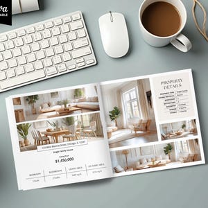Brochura de Imóvel, Modelo de Brochura de Imóveis de Luxo, Flyer Imobiliário, Livreto Imobiliário, Marketing Imobiliário, Brochura de Anúncio imagem 18