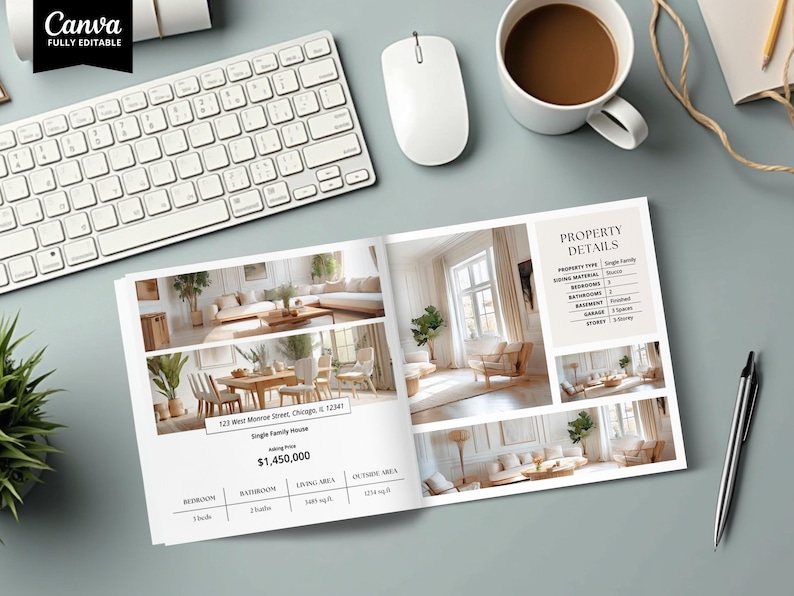 Brochura de Imóvel, Modelo de Brochura de Imóveis de Luxo, Flyer Imobiliário, Livreto Imobiliário, Marketing Imobiliário, Brochura de Anúncio imagem 18
