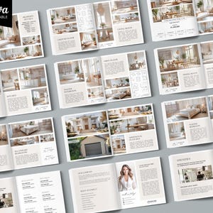 Brochura de Imóvel, Modelo de Brochura de Imóveis de Luxo, Flyer Imobiliário, Livreto Imobiliário, Marketing Imobiliário, Brochura de Anúncio imagem 12
