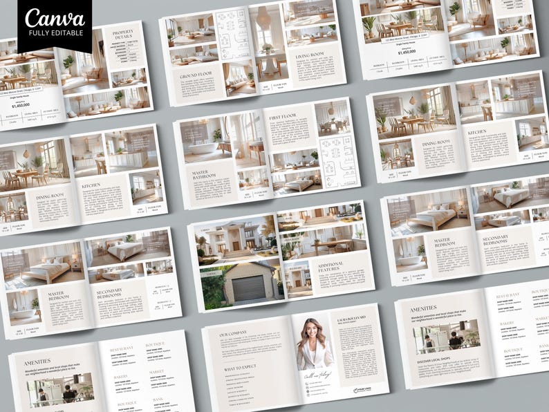 Brochura de Imóvel, Modelo de Brochura de Imóveis de Luxo, Flyer Imobiliário, Livreto Imobiliário, Marketing Imobiliário, Brochura de Anúncio imagem 12
