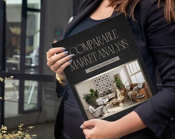 listing presentation kit real estate CMA Real Estate, CMA Template, Real Estate CMA Packet, Luxury Black Cma Template, Listing Presentation, Comparable Market Analysis Report