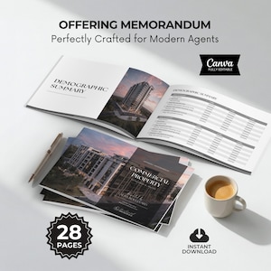 Modelo de Memorando de Oferta, Canva, Imóveis Comerciais, Modelo de Brochura de Imóvel, Desenvolvimento de Condomínio, Memorando de Oferta, Marketing de Imóveis de Luxo