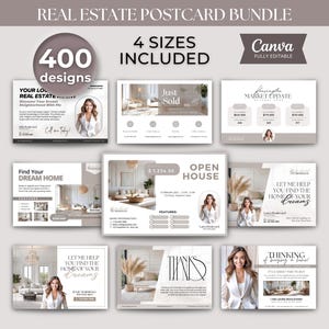 Realtor Postkarten Bundle, Nachbar Realtor Postkarte, Hallo Nachbar, Verkauf denken, lokal