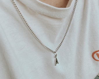 Initial Necklace for Men - Etsy