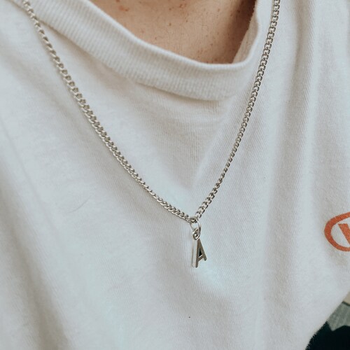 Men Sterling Silver Chain Personalized 