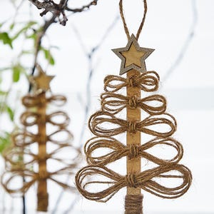 Christmas tree ornaments / Christmas Decor / Rustic ornaments