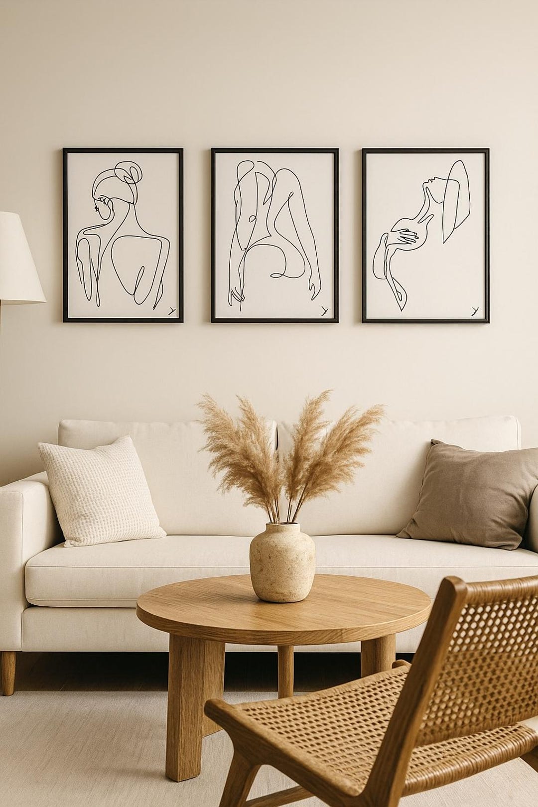 Minimalist Female Line Art Print Set – Hand-drawn A4 Wall Decor - Etsy ...