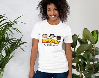 Impresionante camiseta unisex de manga corta Energy