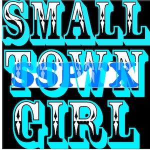 small town girl svg