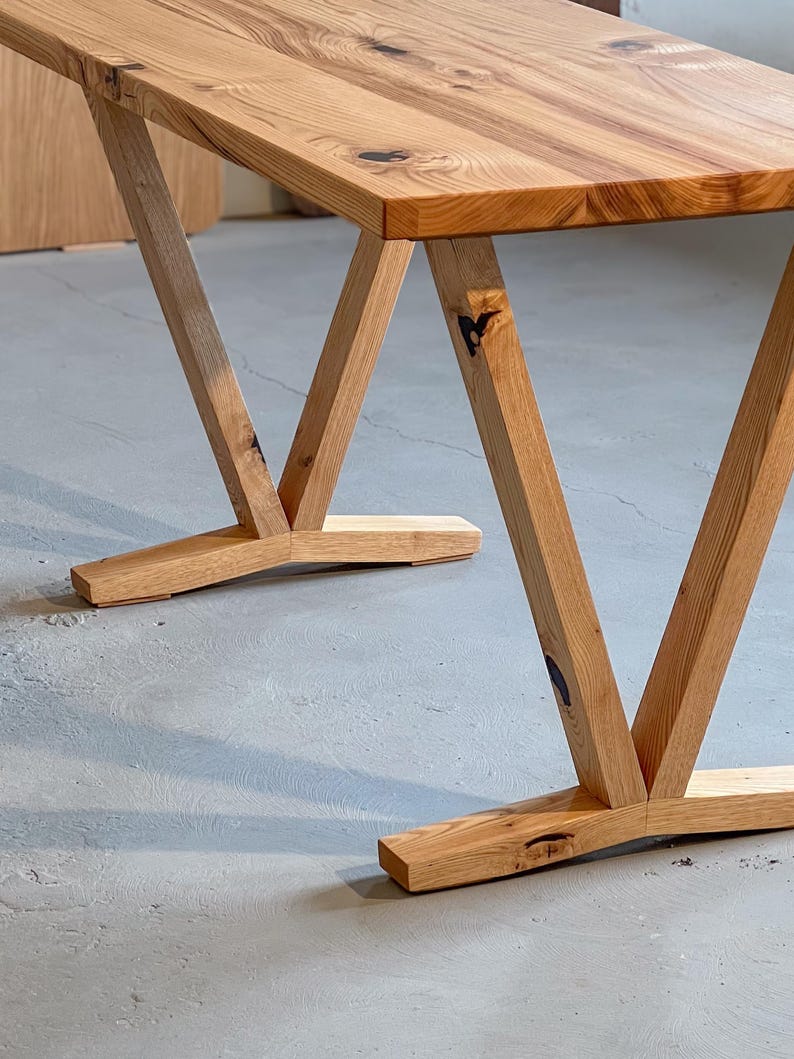 Wooden Kitchen Table, Solid Wood Small Rectangular Dining Table ...