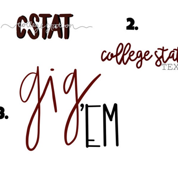 TEXAS A&M DECAL Etsy