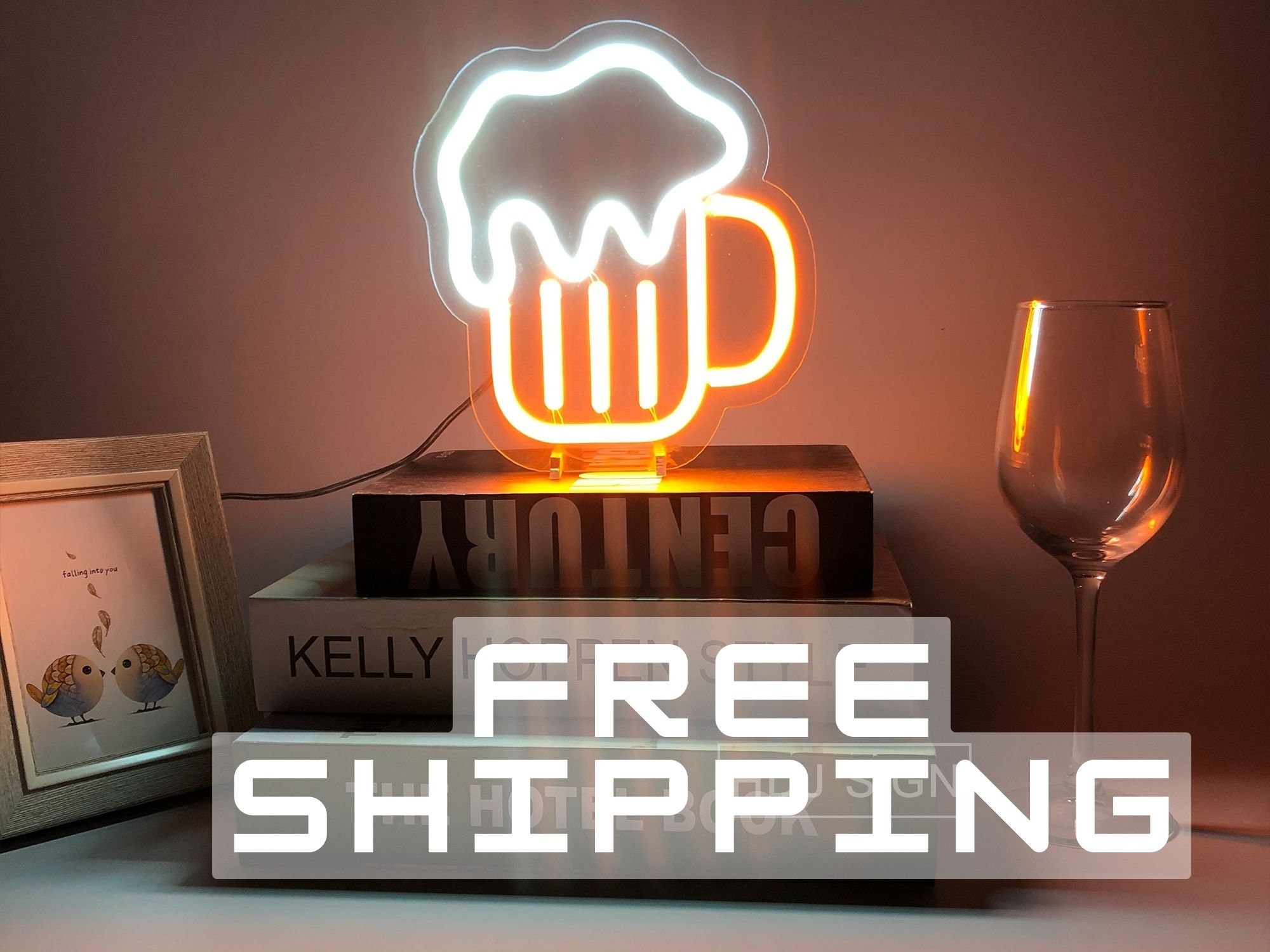 Beer Neon Sign / Flex Silicone LED Neon Sign / Home Interior Wall