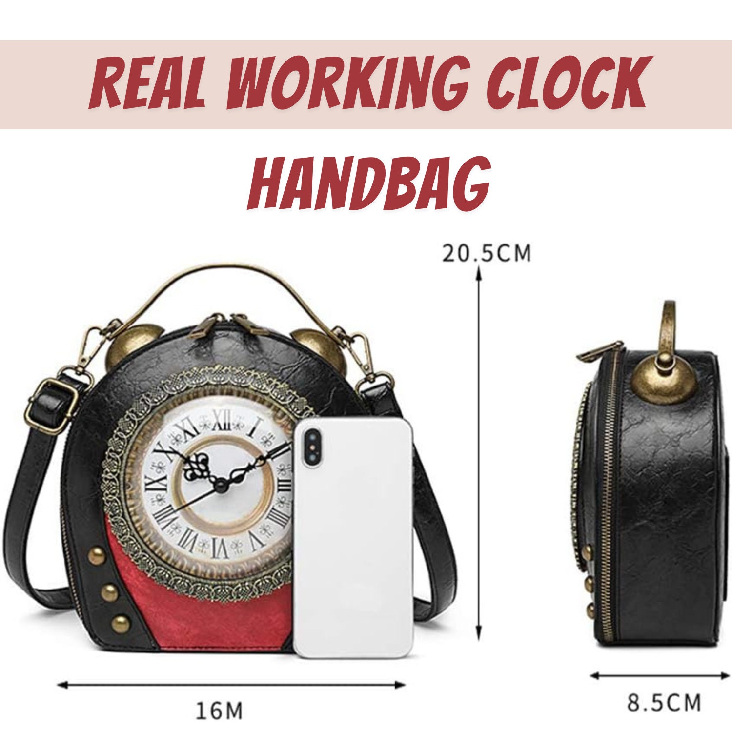Bag Clock Creative Unique Design Wall Decor Modern Watch - Warmly Life