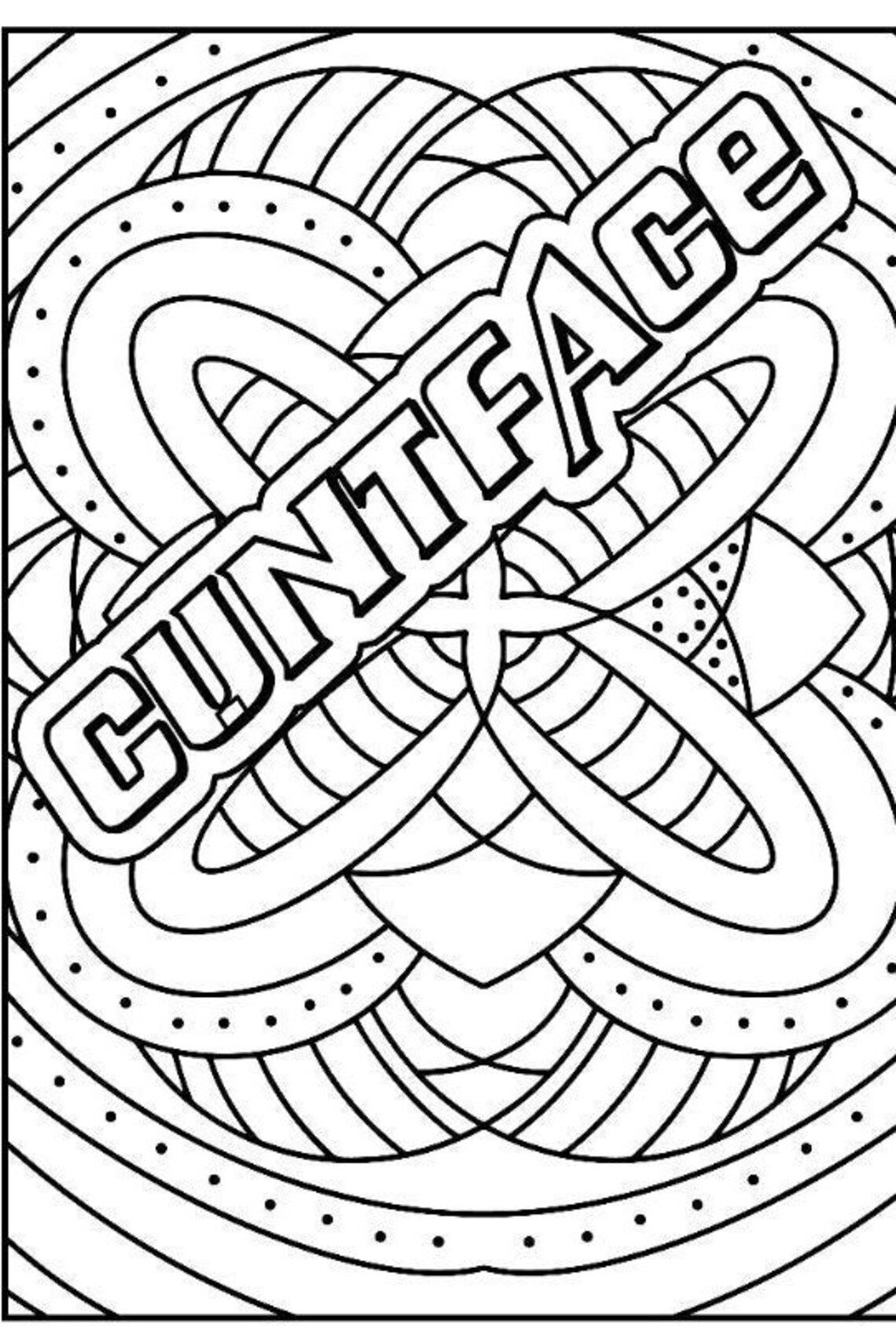 ADULTS ONLY Adult Swearing Coloring Pages 15 Pages - Etsy