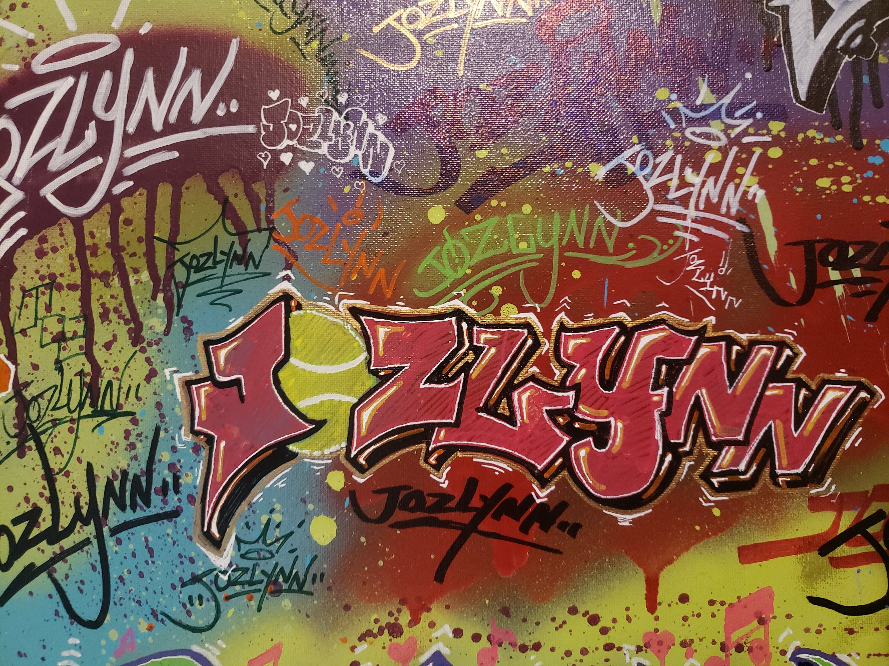Custom Graffiti Art Canvas Made to Order Fast Turnaround Etsy