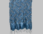 Broken Lattice bandhani scarf