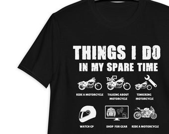 Camiseta de motociclista: un divertido regalo para el tiempo libre de un motero.