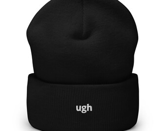 Gorro bordado con puños: un gorro de invierno divertido